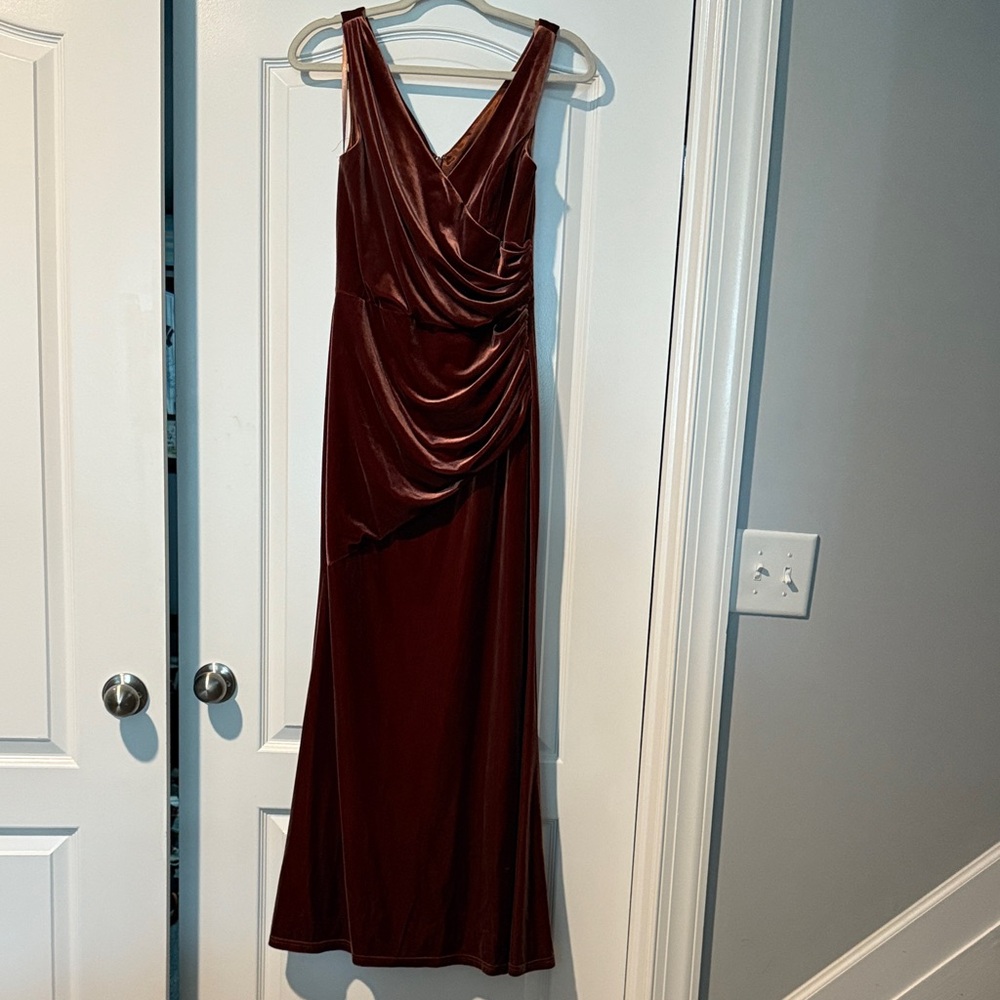 Revelry terracotta Maxi Dress